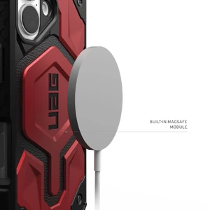 Противоударный чехол UAG Monarch Pro Crimson для iPhone 16 - Фото 5