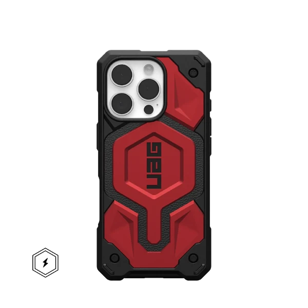 Протиударний чохол UAG Monarch Pro Crimson для iPhone 16 Pro