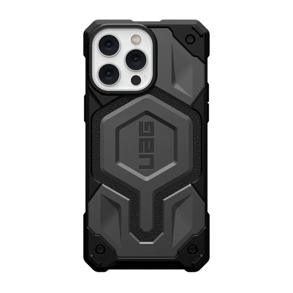 Протиударний чохол UAG Monarch Pro для MagSafe Silver для iPhone 14 | 13 Pro у Львові
