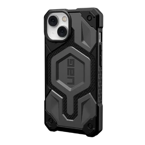 Противоударный чехол UAG Monarch Pro for MagSafe Silver для iPhone 14 | 13 - Фото 2
