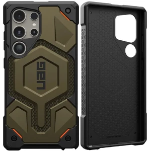 Противоударный чехол UAG Monarch Pro MagSafe Olive для Galaxy S24 Ultra - Фото 2
