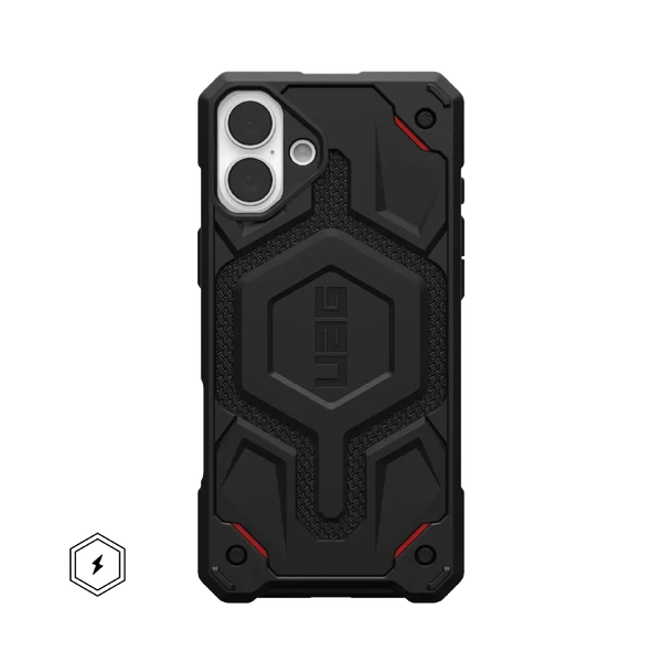 Протиударний чохол UAG Monarch Pro Kevlar Kevlar Black для iPhone 16 Plus
