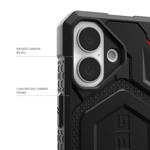 Протиударний чохол UAG Monarch Pro Kevlar Kevlar Black для iPhone 16 Plus - Фото 4