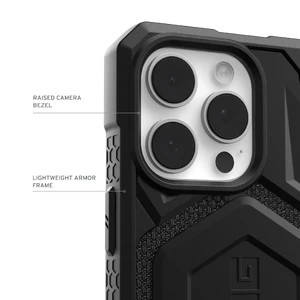 Противоударный чехол UAG Monarch Pro Kevlar Kevlar Black для iPhone 16 Pro - Фото 4