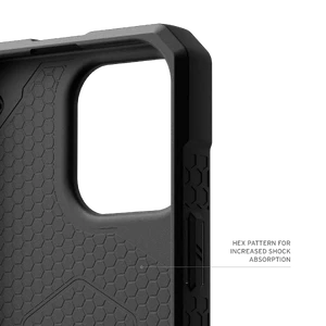 Противоударный чехол UAG Monarch Pro Kevlar Kevlar Black для iPhone 16 Pro - Фото 7