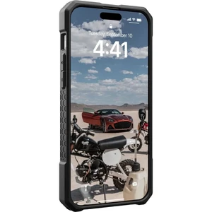 Противоударный чехол MagSafe UAG Monarch Pro Silver для iPhone 15 Pro Max - Фото 3