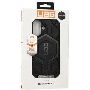 Чорний чохол з вуглецевим волокном Urban Armor Gear Monarch Pro MagSafe для iPhone 16 - Фото 10