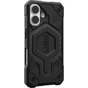 Чорний чохол з вуглецевим волокном Urban Armor Gear Monarch Pro MagSafe для iPhone 16 - Фото 6