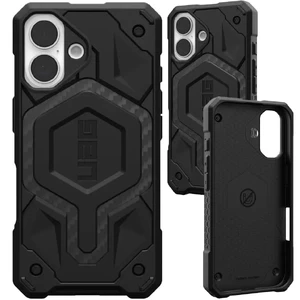 Чорний чохол з вуглецевим волокном Urban Armor Gear Monarch Pro MagSafe для iPhone 16 840283914607 - Фото 1