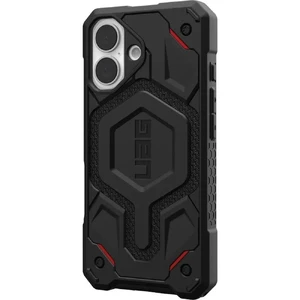Черный кевларовый чехол Urban Armor Gear Monarch Pro MagSafe для iPhone 16 - Фото 5