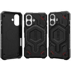 Черный кевларовый чехол Urban Armor Gear Monarch Pro MagSafe для iPhone 16 - Фото 9