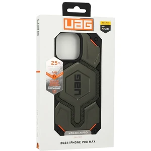Оливково-черный чехол с кевларом Urban Armor Gear Monarch Pro Mag для iPhone 16 Pro Max - Фото 10