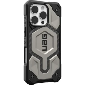 Черный чехол с углеродным волокном Urban Armor Gear Monarch Pro Mag для iPhone 16 Pro - Фото 6