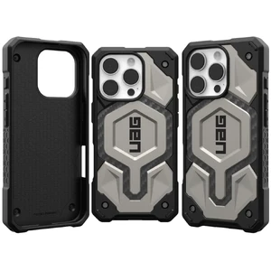 Черный чехол с углеродным волокном Urban Armor Gear Monarch Pro Mag для iPhone 16 Pro - Фото 9