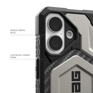 Протиударний чохол UAG Monarch Pro Titanium для iPhone 16 - Фото 6