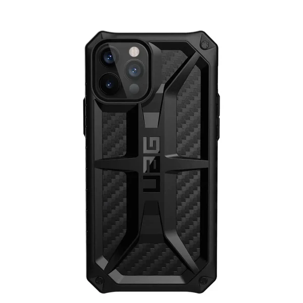 Противоударный чехол UAG Monarch Series Carbon Fiber для iPhone 12 Pro Max