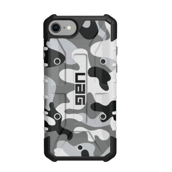 Противоударный чехол UAG Pathfinder Camo для iPhone SE 3 | SE 2 | 8 | 7 Gray | White