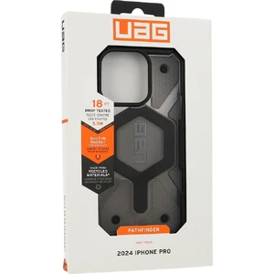 Прозрачный чехол с черной рамкой Urban Armor Gear Pathfinder Mag для iPhone 16 Pro - Фото 10