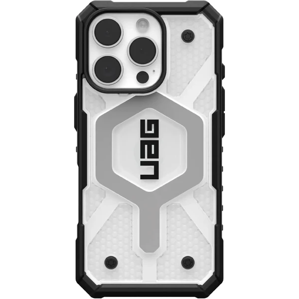 Прозорий чорний чохол Urban Armor Gear Pathfinder MagSafe для iPhone 16 Pro
