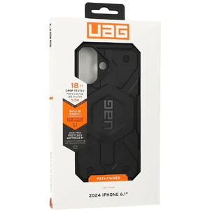 Чорний протиударний чохол Urban Armor Gear Pathfinder MagSafe для iPhone 16 - Фото 4