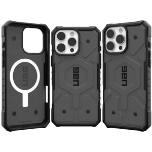 Серый чехол с черной рамкой Urban Armor Gear Pathfinder Mag для iPhone 16 Pro Max - Фото 9