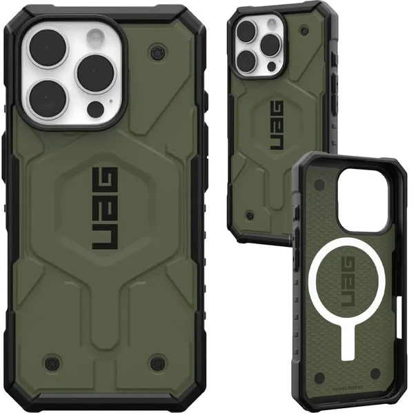 Оливково-чорний чохол Urban Armor Gear Pathfinder Mag для iPhone 16 Pro