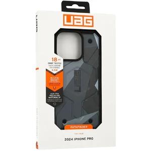 Серый чехол Urban Armor Gear Pathfinder SE Mag для iPhone 16 Pro - Фото 10
