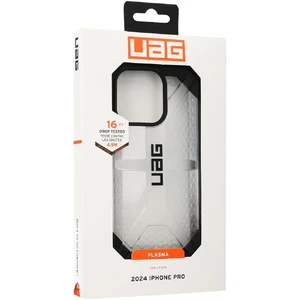 Прозрачный черный чехол Urban Armor Gear Plasma для iPhone 16 Pro - Фото 10