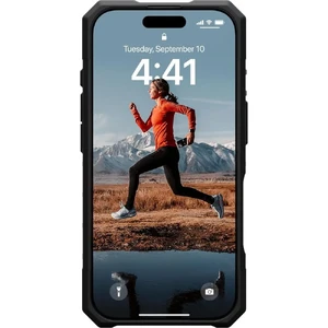 Прозрачный черный чехол Urban Armor Gear Plasma для iPhone 16 Pro - Фото 5
