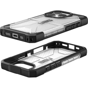 Прозрачный черный чехол Urban Armor Gear Plasma для iPhone 16 Pro - Фото 6