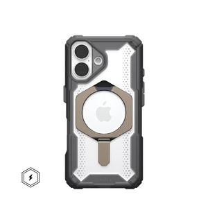 Противоударный чехол с подставкой UAG Plasma XTE MagSafe Ash/Titanium для iPhone 16 Plus  - Фото 1