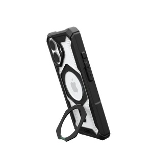 Противоударный чехол с подставкой UAG Plasma XTE MagSafe Black/Clear для iPhone 16 Plus - Фото 2
