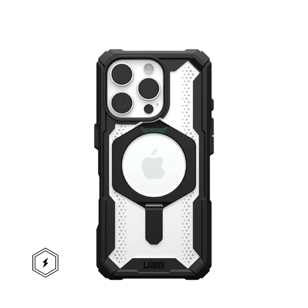 Протиударний чохол з підставкою UAG Plasma XTE MagSafe Black/Clear для iPhone 16 Pro