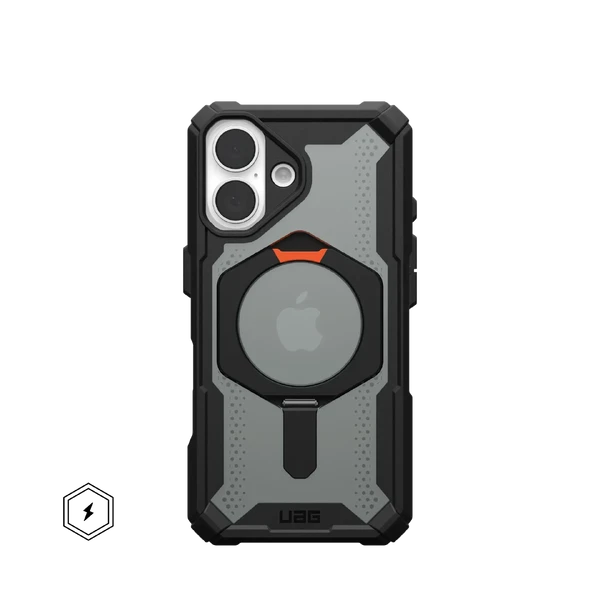 Протиударний чохол з підставкою UAG Plasma XTE MagSafe Black/Orange для iPhone 16 Plus