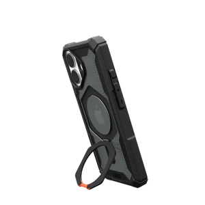 Протиударний чохол з підставкою UAG Plasma XTE MagSafe Black/Orange для iPhone 16 - Фото 2