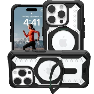Прозорий чорний чохол Urban Armor Gear Plasma XTE Mag для iPhone 16 Pro - Фото 6