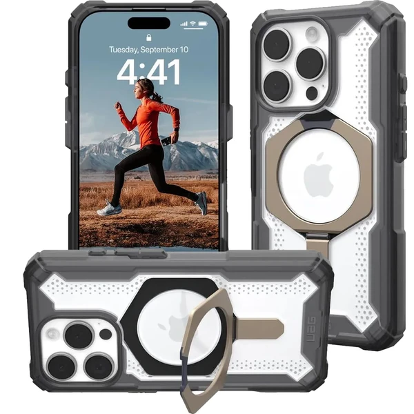 Півпрозорий титановий чохол Urban Armor Gear Plasma XTE Mag для iPhone 16 Pro Max