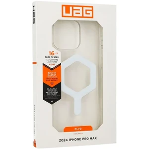 Прозорий білий чохол Urban Armor Gear Plyo Mag для iPhone 16 Pro Max - Фото 10