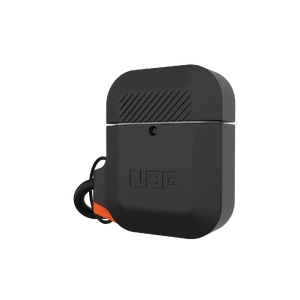 Противоударный чехол UAG Silicone Case Black | Orange для AirPods 2 | 1 - Фото 2