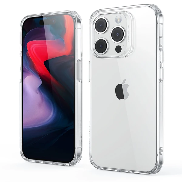 Ультратонкий прозрачный силиконовый чехол с защитой камеры ESR Zero Clear Case 1.5mm для iPhone 15 Pro Max в Броварах