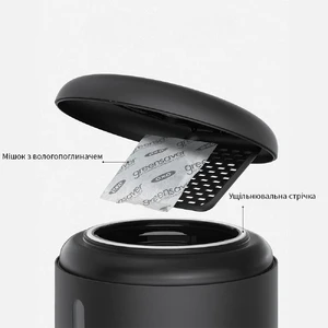 Розумна годівниця PETLIBRO Granary Automatic Feeder 3L Black для собак і котів з автоматичним дозатором корму - Фото 3