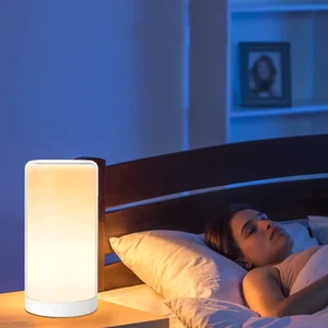 Умная ночная светодиодная лампа RGBWW с сенсорным датчиком, для спальни с Wi-Fi и поддержкой HomeKit | Meross Smart Table Lamp - Фото 3