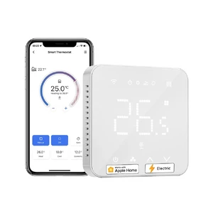 Розумний кімнатний Wi-Fi термостат для електричної теплої підлоги з LED-дисплеєм та Apple HomeKit | Meross Smart Thermostat