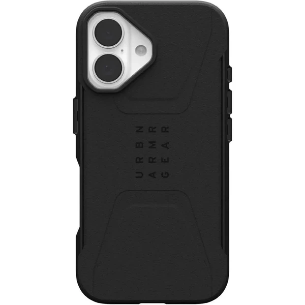 Чорний чохол Urban Armor Gear Civilian MagSafe для iPhone 16