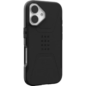 Черный чехол Urban Armor Gear Civilian MagSafe для iPhone 16 - Фото 6