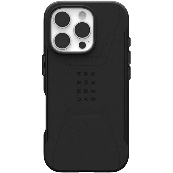 Чорний чохол Urban Armor Gear Civilian Mag для iPhone 16 Pro