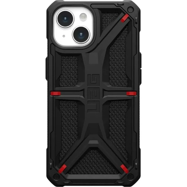 Протиударний чохол UAG Monarch Series Kevlar Black для iPhone 15 Plus в Чернівцях