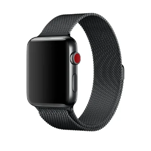 Ремешок URVOI Milanese Loop Black для Apple Watch Ultra 49mm | 45mm | 44mm | 42mm Series