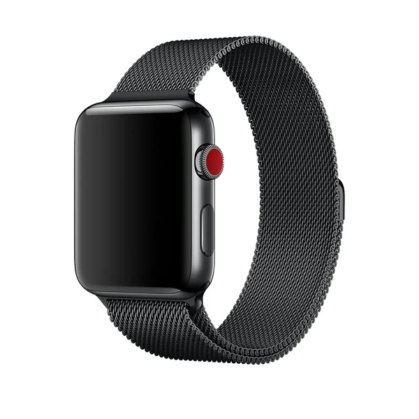 Ремінець URVOI Milanese Loop Black для Apple Watch Ultra 49mm | 45mm | 44mm | 42mm в Ужгороді