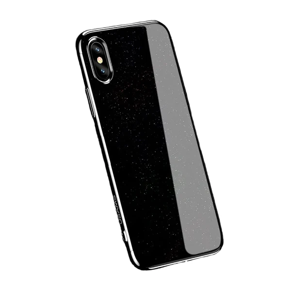 Чехол-накладка USAMS Starry Series Black для iPhone X | XS